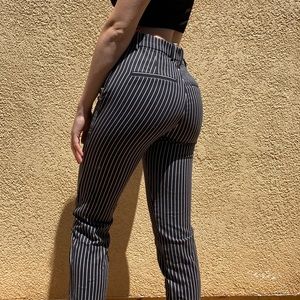 Pinstripe pants